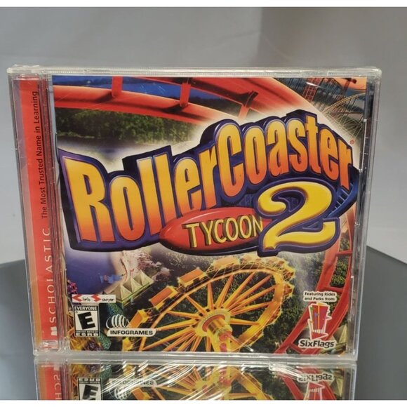 Roller Coaster Tycoon 2 PC CD-ROM - Game Scholastic - Picture 1 of 2